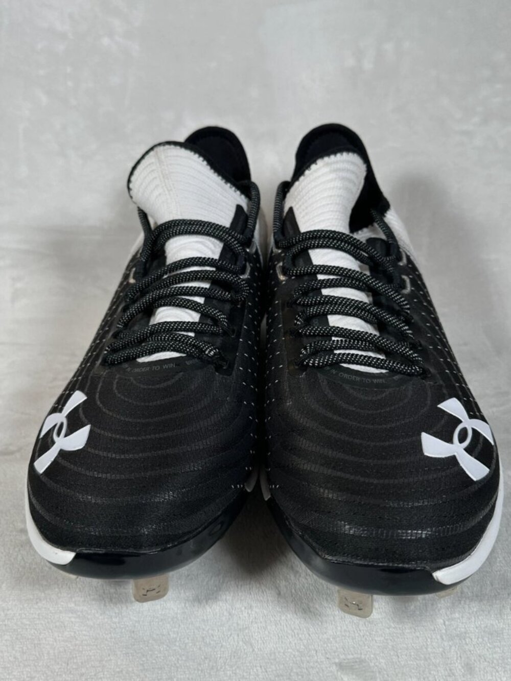 Under Armour Baseball Shoes Men Size 16 Black Bryce Harper 4 Metal Cleats NWOB